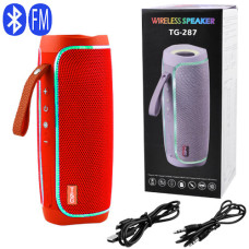 Bluetooth-колонка TG287 Red Світлове Музичне Шоу