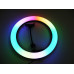 Кольцевая LED лампа RGB 1 крепл.тел USB Кольцевая лампа RGB LED MJ33 33см