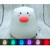 Нічний світильник LED RGB силіконова свинка Mini Pig