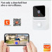 Видеоглазок Беспроводной дверной видеозвонок Wi-Fi Smart Doorbell M6 (Tuya app)