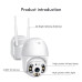 Камера видеонаблюдения IP Camera PTZ-L8 віддаленим доступом вулична + блок живлення