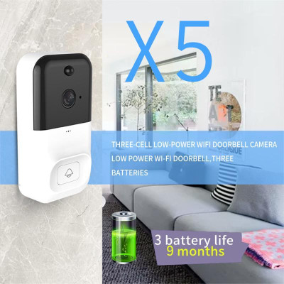 Домофон відеоглазок Розумний дверний дзвінок з камерою WiFi X5 Smart Doorbell