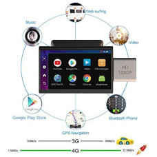Відеореєстратор з двома камерами DVR K11 2камеры ADAS 3" Full HD 4G GPS WiFi BT Android 8.1