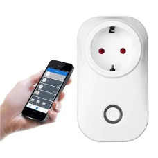 Розумна WiFi розетка Вай-Фай розетка 10A Wi-Fi socket