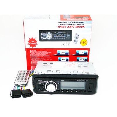 Автомагнітола ISO Usb Sd Fm Aux пульт (4x50W) 2056