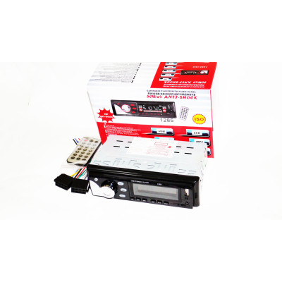 Автомагнітола MP3 FM USB microSD-карта 1285 ISO