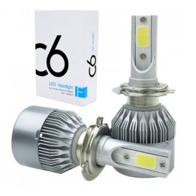 Автосвітло C6 Led H4 3800K 36W БІКСЕНОН світлодіодний