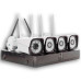 Відеореєстратор 4-канальний 4камери в комплекті БЕЗПРОВІДНИЙ DVR WiFi KIT HD720