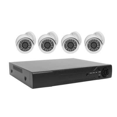 Відеореєстратор 4-канальний 4камеры в комплекті DVR KIT HD720