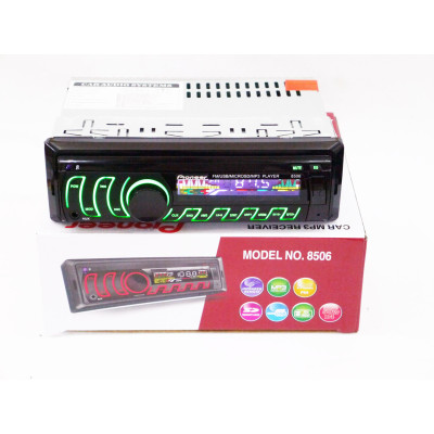Автомагнітола Usb+RGB підсвітка + Fm + Aux + пульт 8506