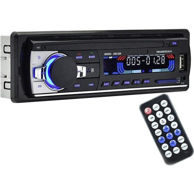 Автомагнітола Bluetooth+2xUSB+microSD+AUX 4x60W JSD-520