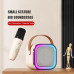 Блютуз колонка Караоке Bluetooth Колонка 2 Бездротові Мікрофони K12