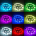 Світлодіодна стрічка 5 м RGB блютуз світломузика USB 5V комплект підсвітка LED 5050