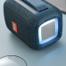 Портативна блютуз колонка з підсвічуванням радіо синя TG339 5W RGB TWS speakerphone blue