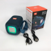 Портативна блютуз колонка з підсвічуванням радіо синя TG339 5W RGB TWS speakerphone blue