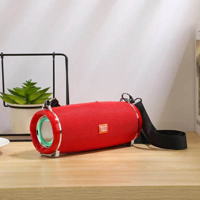 Bluetooth-колонка TG322 Red Водонепроникна з RGB підсвічуванням