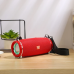 Bluetooth-колонка TG322 Red Водонепроникна з RGB підсвічуванням