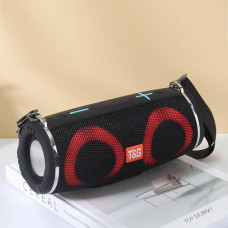 Bluetooth-колонка TG642 Black з RGB ПІДСВІЧУВАННЯМ Ритмічний Світ
