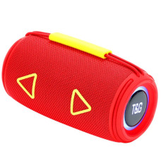 Bluetooth-колонка TG657 Red з RGB ПІДСВІЧУВАННЯМ Підсвіти Музику