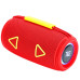 Bluetooth-колонка TG657 Red з RGB ПІДСВІЧУВАННЯМ Підсвіти Музику