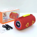 Bluetooth-колонка TG657 Red з RGB ПІДСВІЧУВАННЯМ Підсвіти Музику