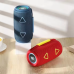 Bluetooth-колонка TG657 Red з RGB ПІДСВІЧУВАННЯМ Підсвіти Музику