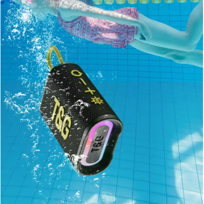 Bluetooth-колонка TG396 Black з RGB ПІДСВІЧУВАННЯМ Пульсуючий Саунд