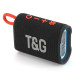 Bluetooth-колонка TG396 Black з RGB ПІДСВІЧУВАННЯМ Пульсуючий Саунд