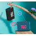 Bluetooth-колонка TG396 Black з RGB ПІДСВІЧУВАННЯМ Пульсуючий Саунд