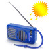 Bluetooth-колонка TG368 speakerphone радіо сонячна батарея blue