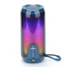 Bluetooth-колонка TG651 Blue с RGB подсветкой Музыка с Яркими Огнями