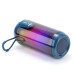 Bluetooth-колонка TG651 Blue с RGB подсветкой Музыка с Яркими Огнями