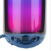 Bluetooth-колонка TG651 Blue с RGB подсветкой Музыка с Яркими Огнями