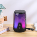 Блютуз колонка з підсвічуванням об'ємний стереозвук чорна TG652 RGB TWS speakerphone black