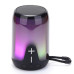 Блютуз колонка з підсвічуванням об'ємний стереозвук чорна TG652 RGB TWS speakerphone black