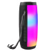 Портативна блютуз колонка з ремінцем підсвічуванням чорна TG157 RGB speakerphone black