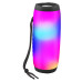 Портативна блютуз колонка з ремінцем підсвічуванням чорна TG157 RGB speakerphone black