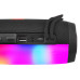 Портативна блютуз колонка з ремінцем підсвічуванням чорна TG157 RGB speakerphone black