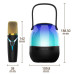 Блютуз колонка Bluetooth проигрователь с RGB подсветкой и микрофоном XM-A68
