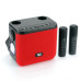 Bluetooth-колонка TG545DK RED з 2-ма мікрофонами + ліхтар Звук Світло та Мікрофони в Одному