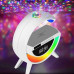 Настільна смарт-лампа нічник RGB з бездротовою зарядкою і Bluetooth колонкою G-Smart Light BT3402
