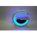 Настільна смарт-лампа нічник RGB з бездротовою зарядкою і Bluetooth колонкою G-Smart Light BT3402
