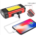 Велофонарь BIKE501 мощный универсальный ручной с магнитом аккумуляторный PowerBank 7 режимов для велосипеда