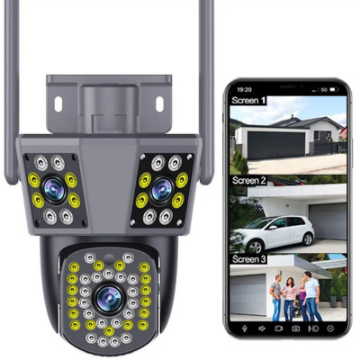 IP Wi-Fi камера PC226 3 незалежні об'єктиви 3MPx+3MPx (IPC360 Home APP)