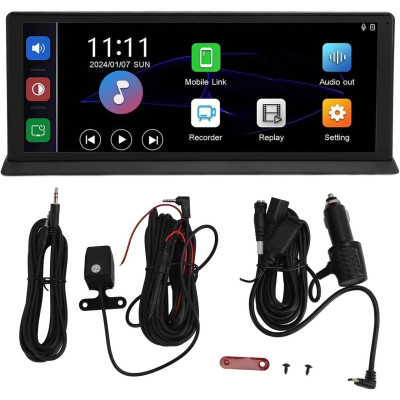 DVR 1026 Видеорегистратор на торпеду, 10,26" сенсор, 2 камеры BT+FM-transmit+AUX+Airplay+Screen Mirroring