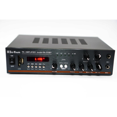 Усилитель Su-Kam PA-333BT Bluetooth Караоке усилитель звуковой мощности