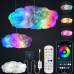 Светодиодная 3D LED RGB-лампа в форме облака Bluetooth + Пульт