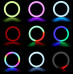 Кільцева LED-лампа RGB MJ38 38 см 220 V 1 кріп.тел + пульт