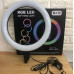 Кільцева LED-лампа RGB MJ38 38 см 220 V 1 кріп.тел + пульт