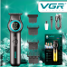 Професійна триммер для стрижки волосся та бороди VGR V-990 TURBO режим LED дисплей керамічне лезо Професійна триммер для стрижки волосся та бороди VGR V-990 TURBO режим LED дисплей керамічне лезо